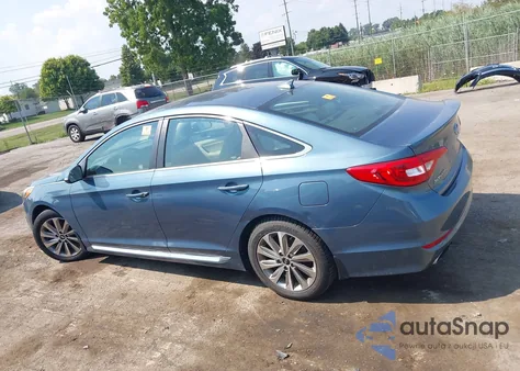2017 Hyundai Sonata Sport from USA, damaged, VIN 5NPE34AF7HH475408